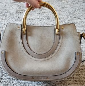 Chloe medium Pixie bag with tags beige suede